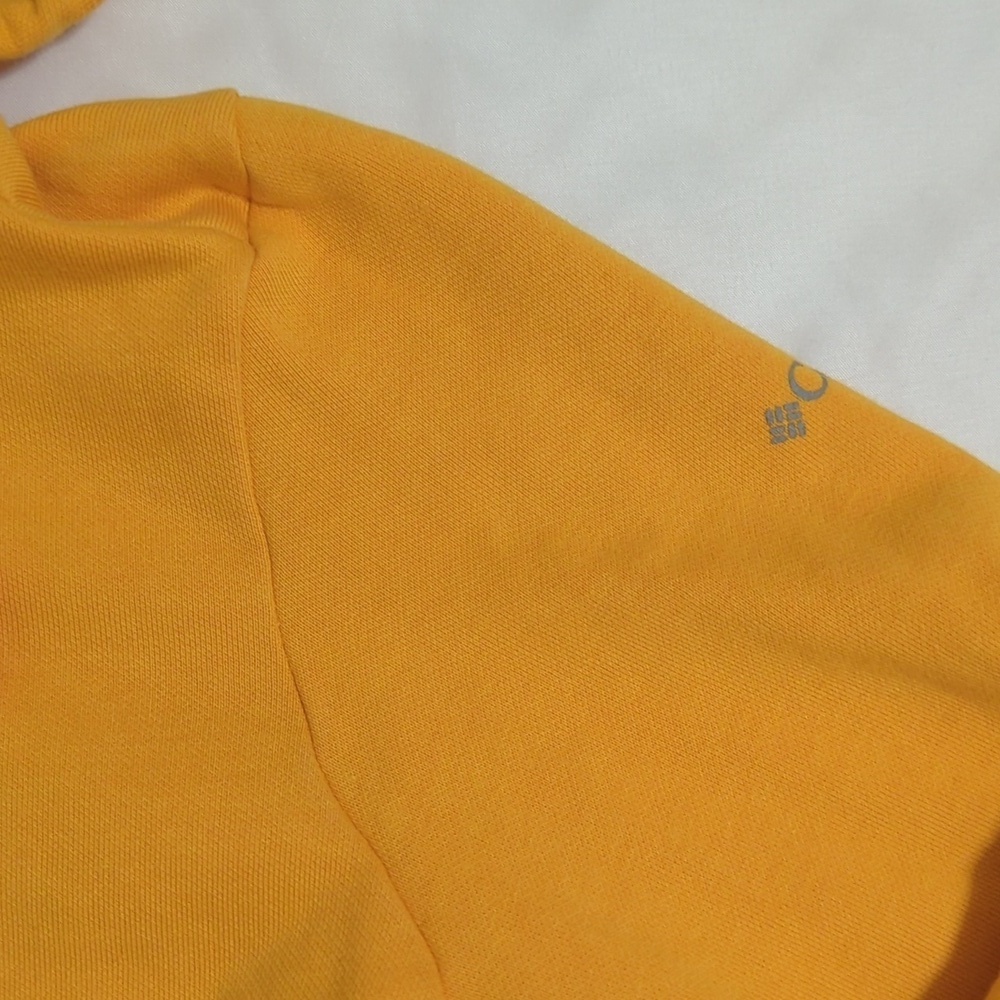 Columbia Logo Hoodie, Color Bright Marigold Size S - Picture 8 of 15